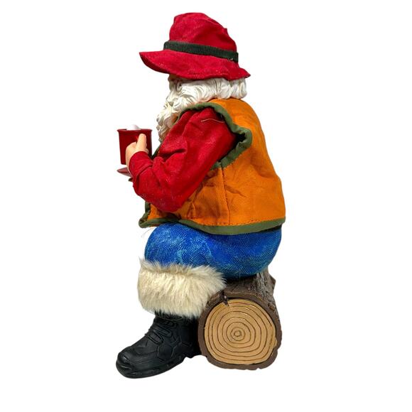 Dept 56 Possible Dreams Clothtique Santa-BASE CAMP with Lighted Campfire OBI! - Picture 8 of 16